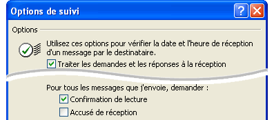 Demander accuse reception outlook