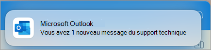 Contacter le support dans Outlook capture d’écran quatre