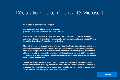 Confidentialité Windows 10