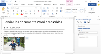 Suivez ce cours pour découvrir comment créer des documents accessibles à tous à l’aide de Word 2016