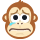 Émoticône triste singe