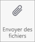 Bouton Envoyer des fichiers dans OneDrive pour Android