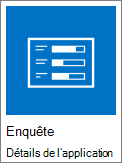 Icône de l’application Enquête incluse dans SharePoint