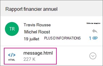 Visionneuse OME avec Outlook pour Android 1