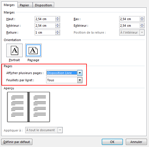 Cr er Un Livret Ou Un Livre Dans Word Support Microsoft