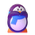 Emoji של פינגווין Teams מתנשק