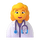 Emoji של עובדת בריאות של אישה ב- Teams