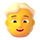 Emoji של איש הצוות הבלונדיני