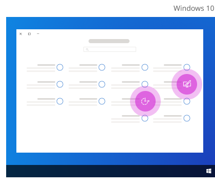 התאמה אישית ונוחות Access ב- Windows 10 הגדרות.