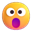 תגובת הפתעה תלת-ממדית של Emoji