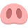 סמל הבעה של אף חזיר