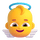 Emoji של מלאך תינוק ב- Teams
