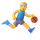 Emoji של איש Teams מקפץ בכדור