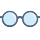 סמל הבעה של משקפיים