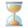סמל Emoji של זכוכית שעות ב- Teams