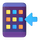 Emoji של טלפון נייד של Teams עם חץ