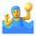 Emoji של איש Teams משחק פולו מים