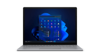 מציג את Surface Laptop 4 פתוח ומוכן לשימוש.