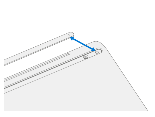רגל אחורה של מחשב נישא מדגם Surface.
