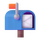 Emoji של תיבת דואר של פתיחת Teams עם דגל
