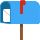 פתח תיבת דואר עם סמל הבעה של דגל