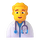 Emoji של עובד בריאות של איש צוותים