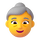 Emoji של אישה זקנה ב- Teams