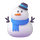 Emoji של איש שלג של Teams ללא שלג