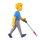 Emoji של איש צוותים עם מקל גישגיש