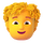 Emoji של Teams עם שיער מסולסל