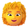 Emoji של אישה מסולסלת של Teams