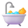 Emoji של אדם Teams עושה אמבטיה