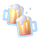 סמל Emoji של ספלי בירה ב- Teams