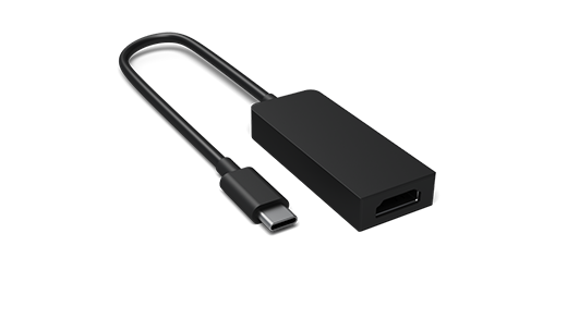 תמונה של מתאם ה- USB-C HDMI עם כבל USB מעוקל לצדו.