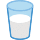 סמל הבעה של חלב
