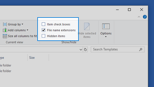 Način omogućivanja prikaza datotečnih nastavaka u sustavu Windows