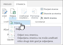 Wiki stranica za odjavu