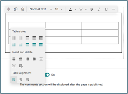 Snimka zaslona vijesti sustava SharePoint eighteen.png