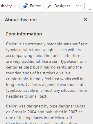 O ovom fontu