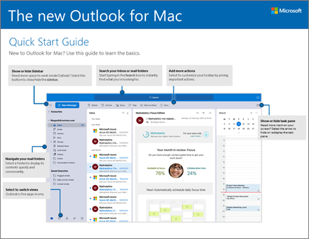 Vodič za brz početak rada u programu Outlook 2016 za Mac