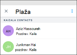 Kaizala Start Chat