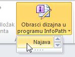 Obrasci popisa programa InfoPath za SharePoint