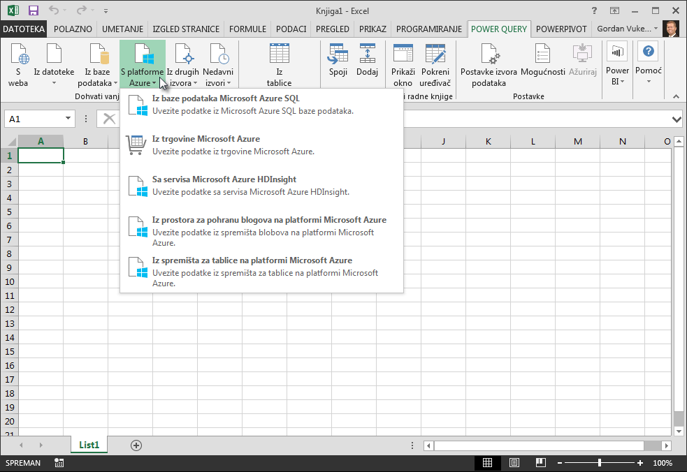 Dijaloški okvir Microsoft Office Enterprise 2007