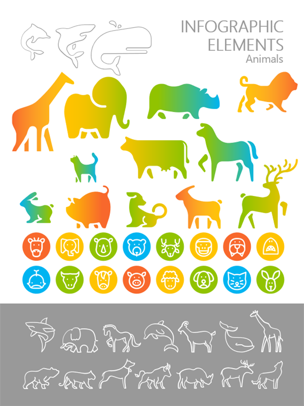 ilustracija postera za životinje