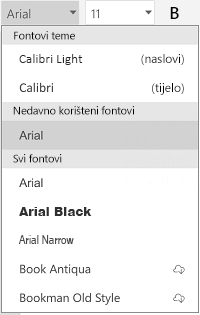 Popis fontova