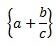 Slika ugrađene jednadžbe unutar zagrada.