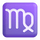 Emotikon horoskopskog znaka djevica u aplikaciji Teams