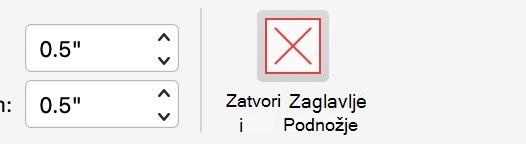 Zaglavlje izlaza za Mac