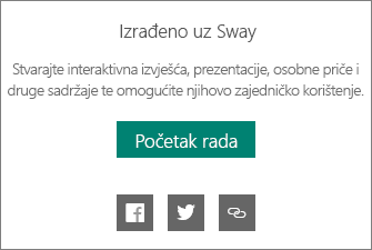 Izrađeno pomoću brendiranja aplikacije Sway