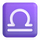 Emotikon horoskopskog znaka vage u aplikaciji Teams